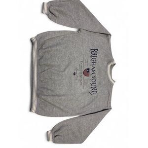 Collegiate Brigham Young University College Casual Game Day Crewneck Sweatshirt